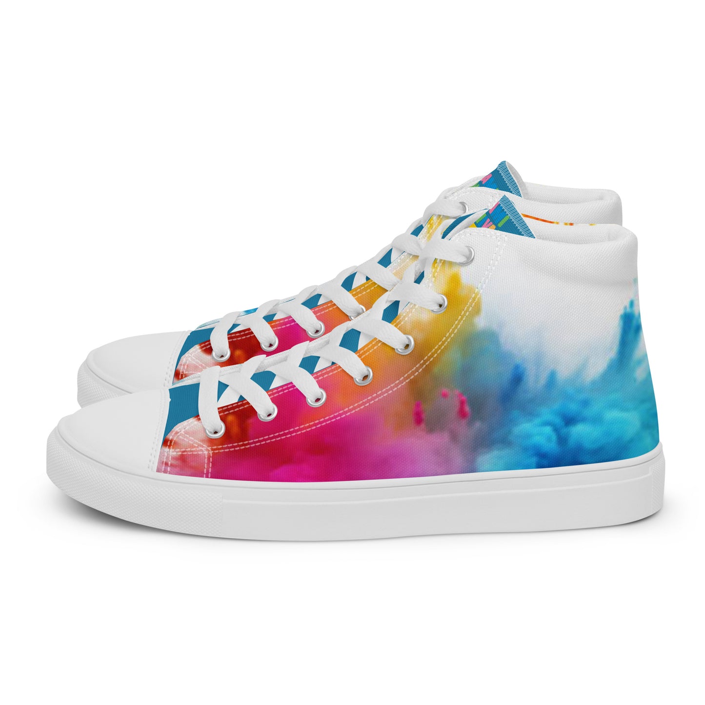 Paint & Powder Men’s High Top Canvas Shoes