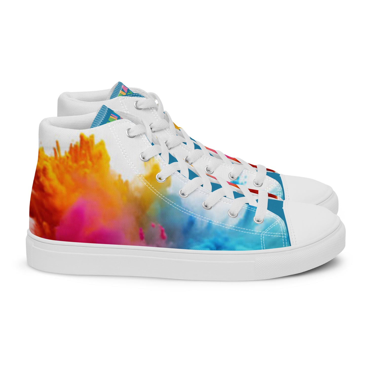 Paint & Powder Men’s High Top Canvas Shoes