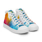 Paint & Powder Men’s High Top Canvas Shoes