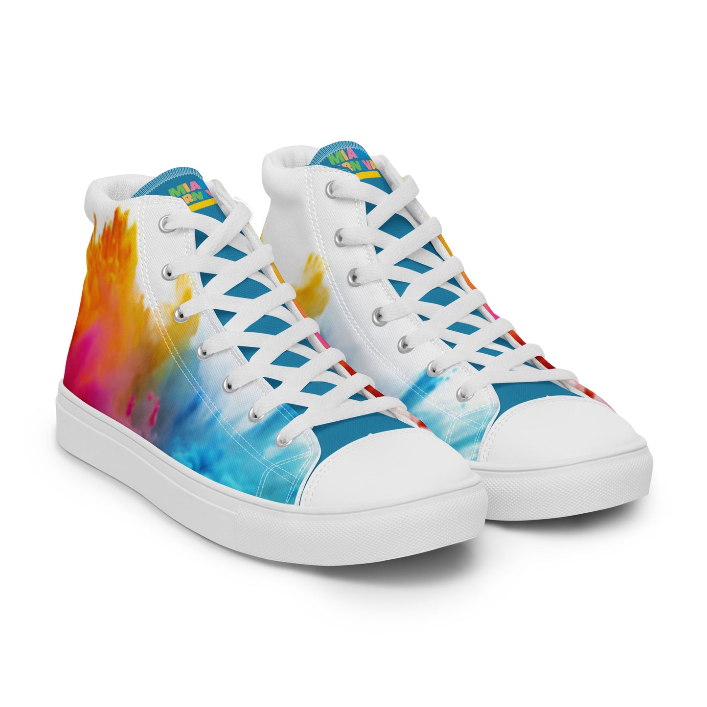 Paint & Powder Men’s High Top Canvas Shoes